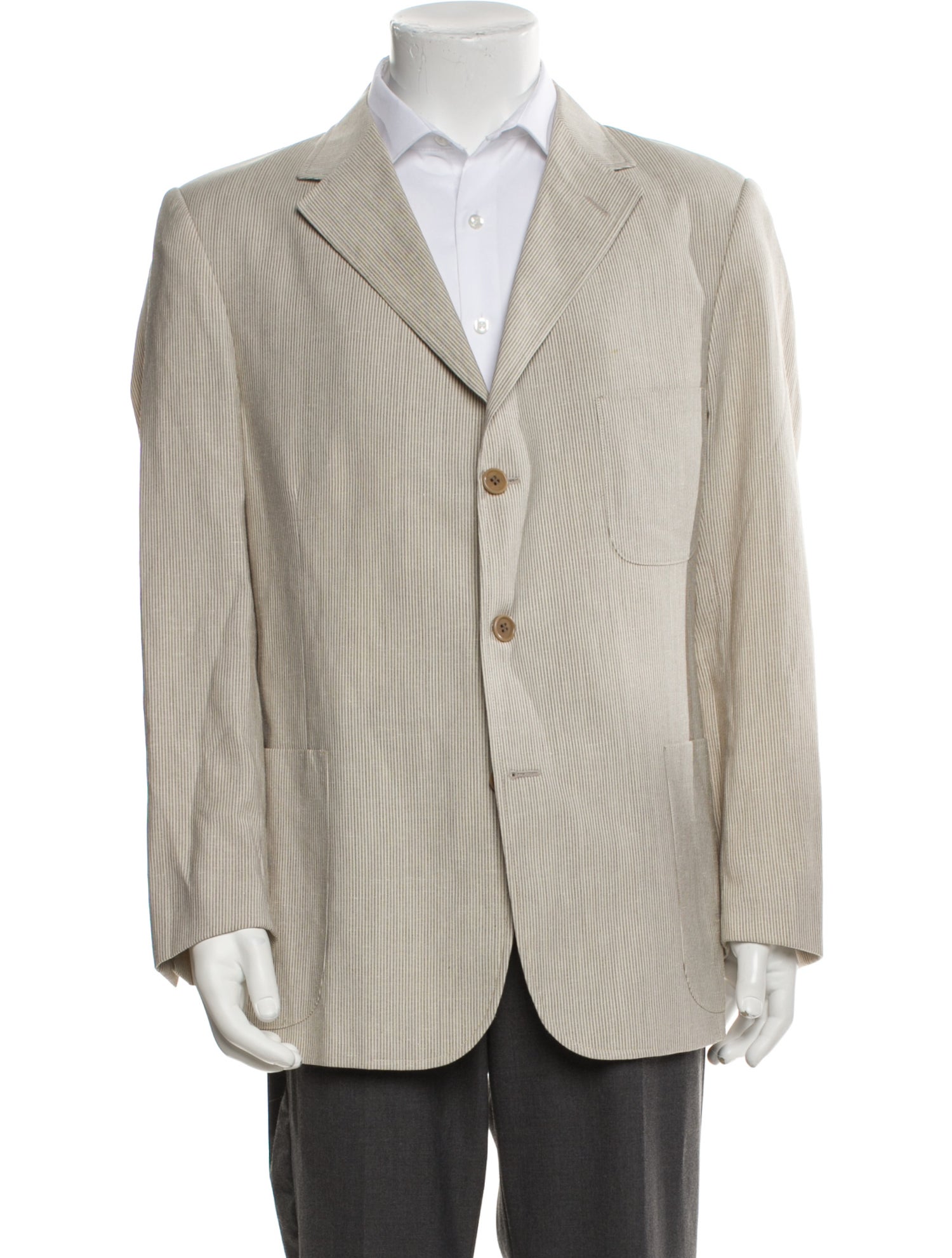 Ermenegildo Zegna Wool Striped Blazer