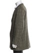 Ermenegildo Zegna Wool Houndstooth Print Overcoat