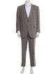 Ermenegildo Zegna Wool Plaid Print Blazer
