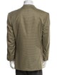 Ermenegildo Zegna Wool Houndstooth Print Blazer