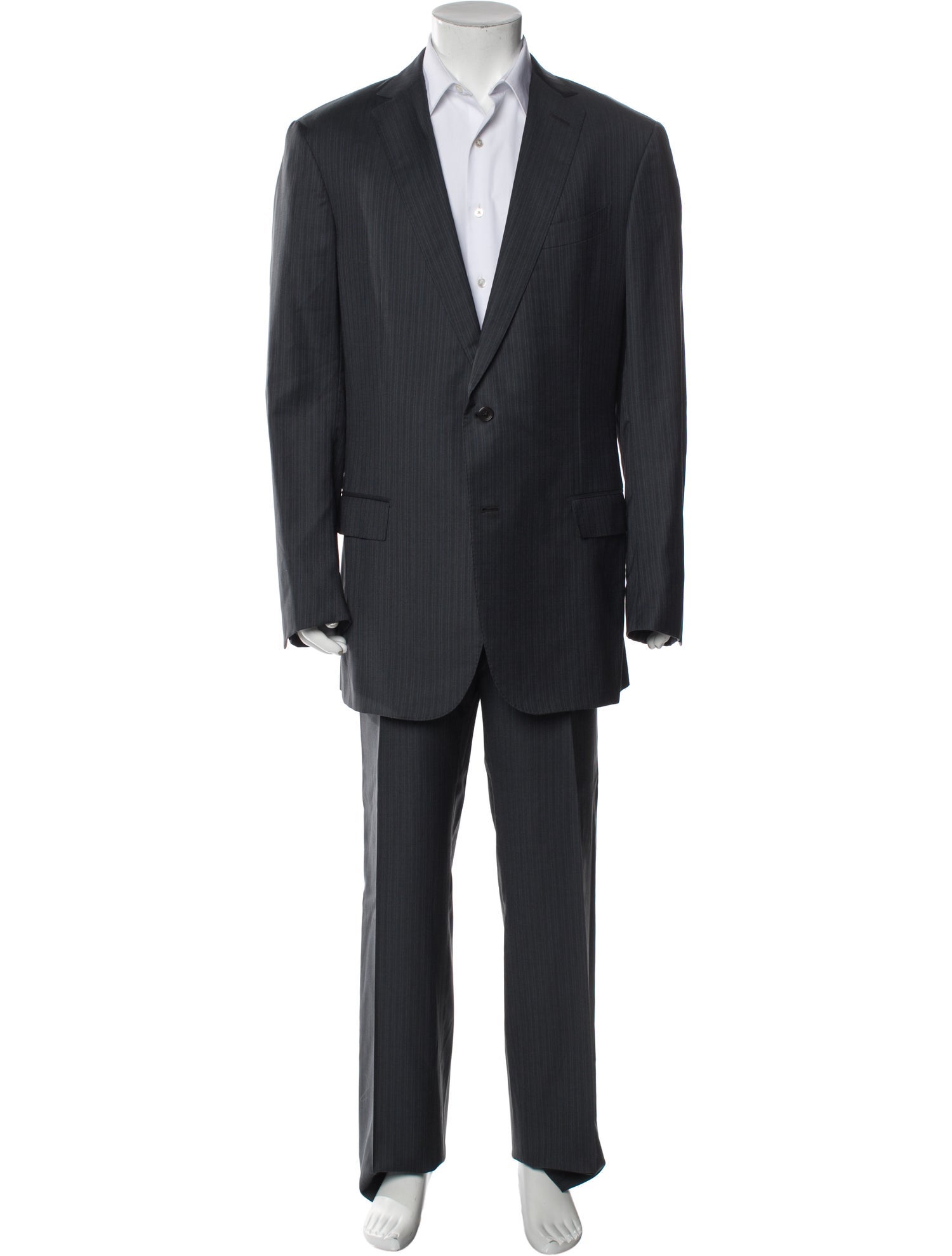 Ermenegildo Zegna Wool Striped Two-Piece Suit
