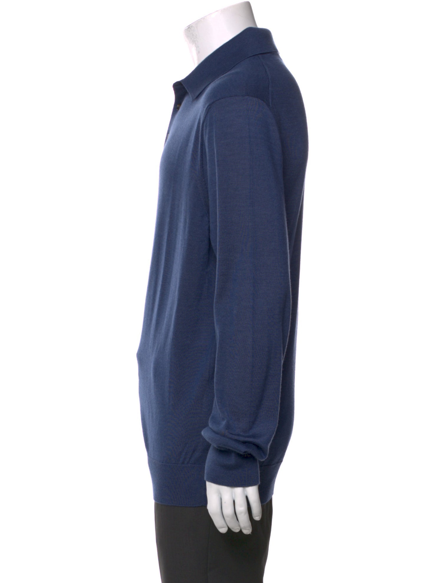 Ermenegildo Zegna Cashmere Collar Polo Sweater