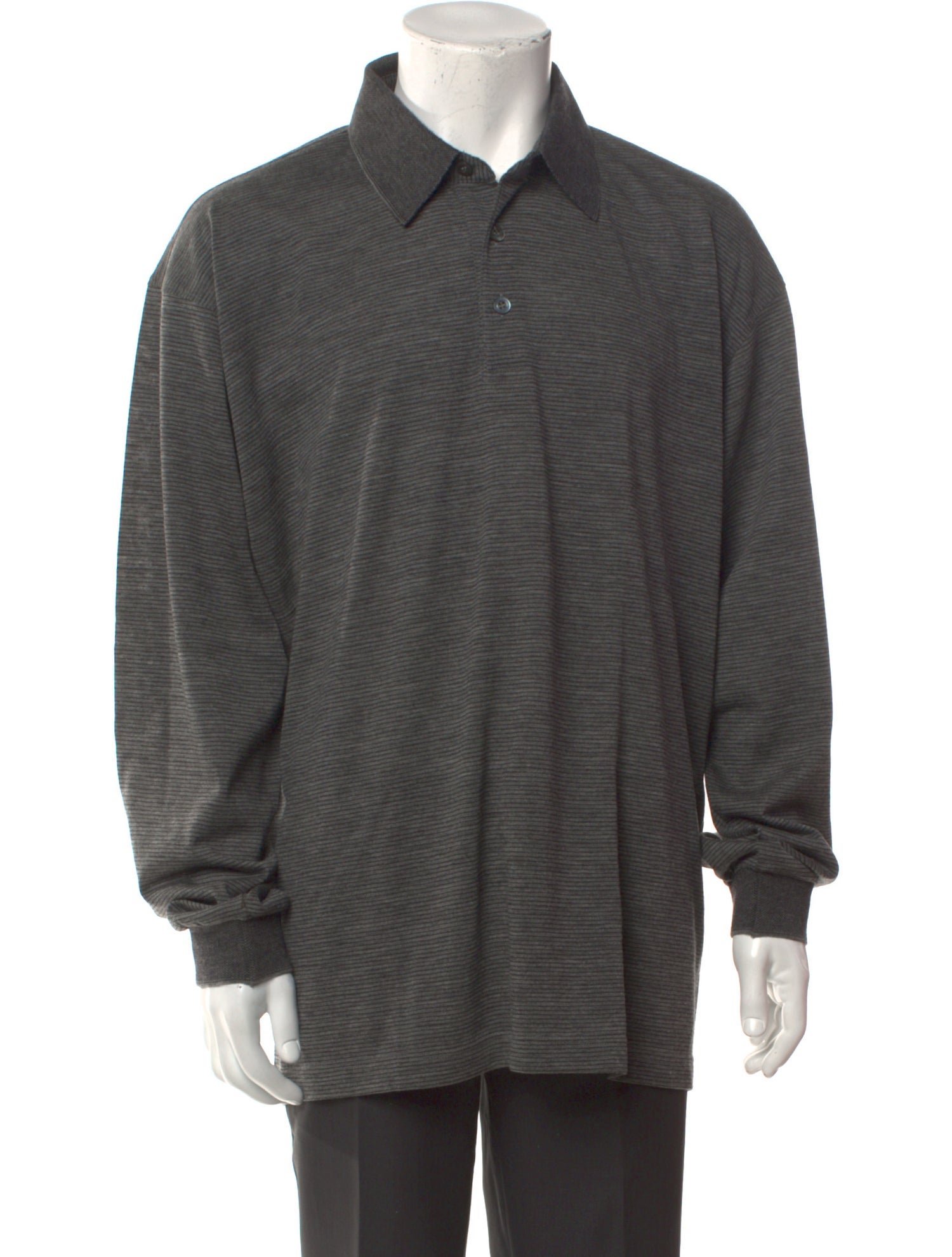 Ermenegildo Zegna Wool Mock Neck Polo Sweater
