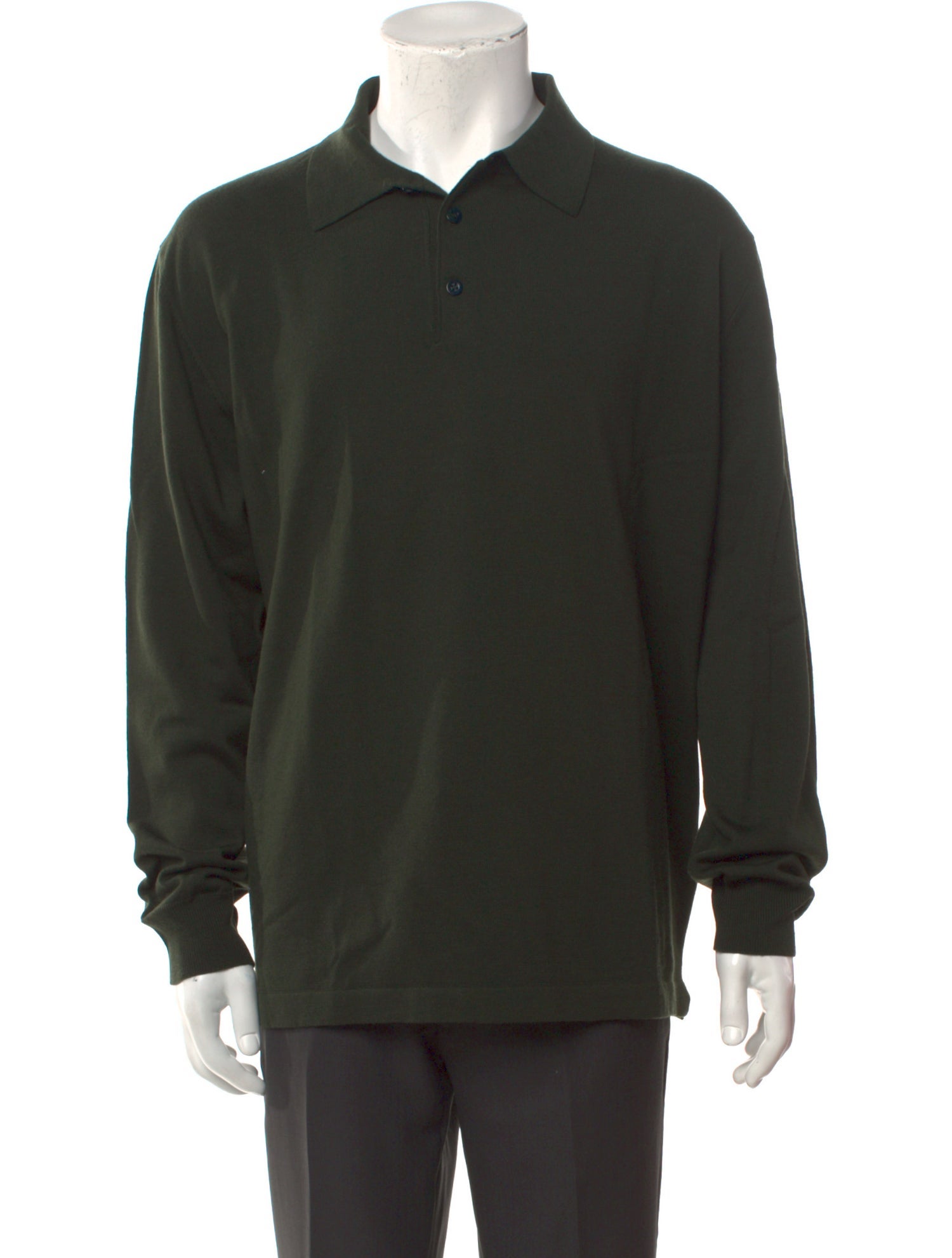 Ermenegildo Zegna Wool Mock Neck Polo Sweater w/ Tags
