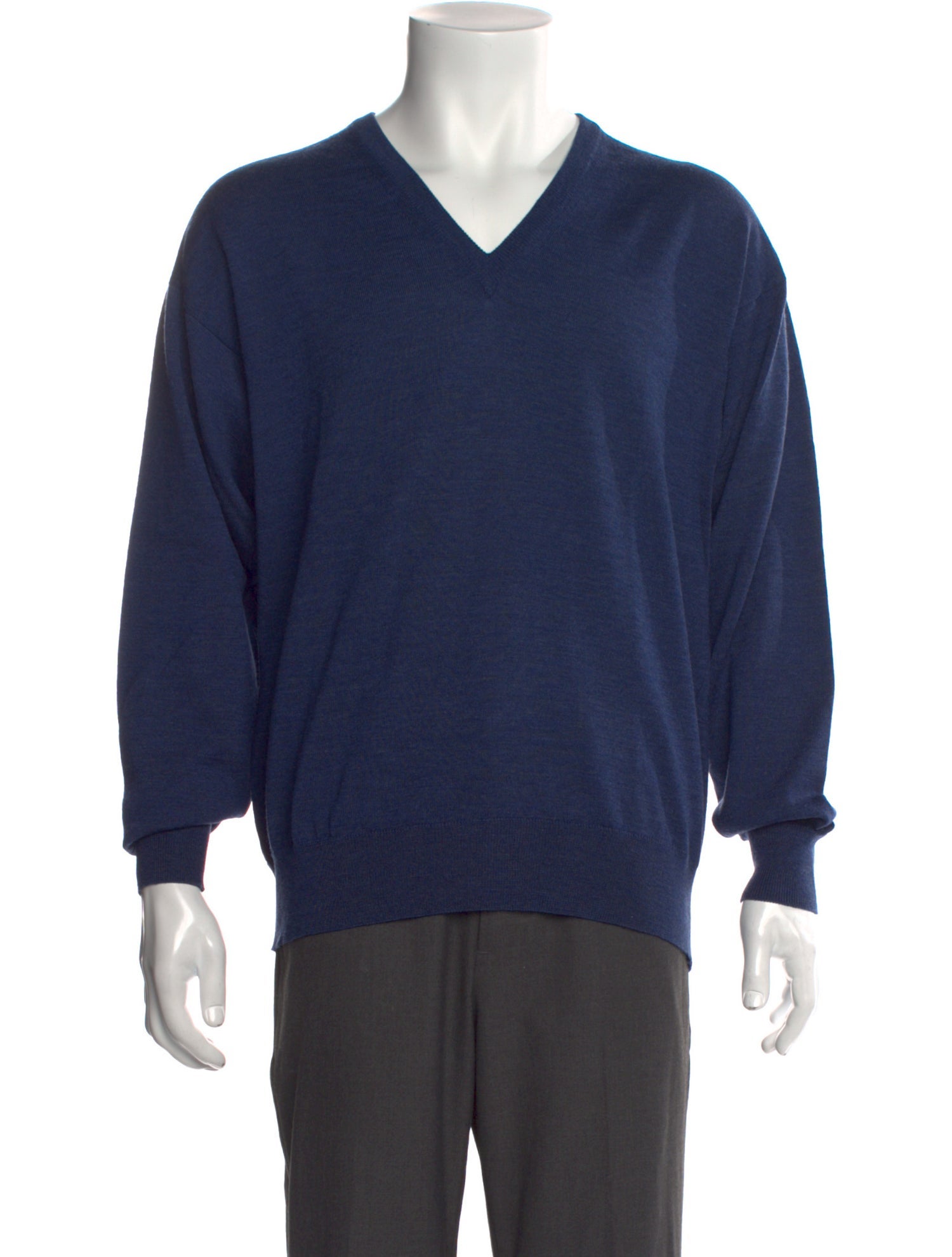 Ermenegildo Zegna Virgin Wool V-Neck Pullover
