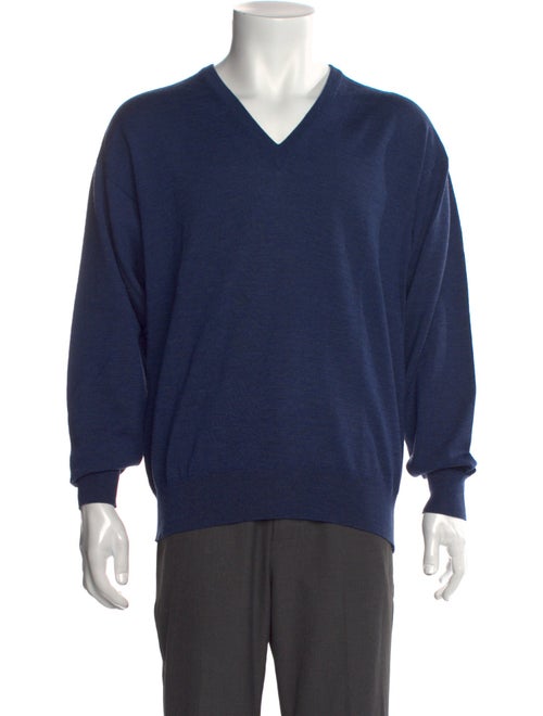 Ermenegildo Zegna Virgin Wool V-Neck Pullover