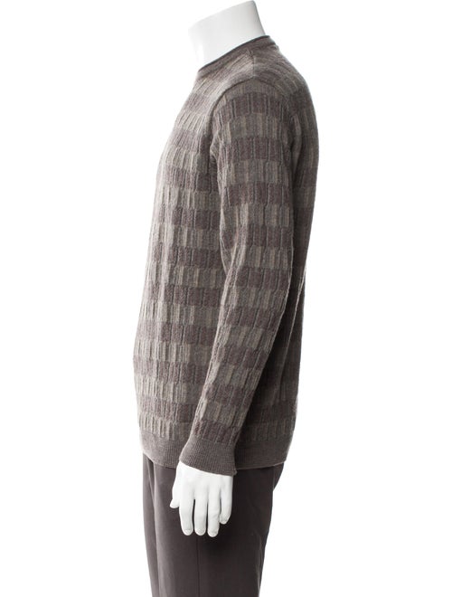 Ermenegildo Zegna Wool Plaid Print Pullover