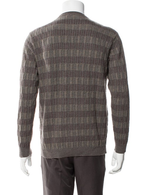 Ermenegildo Zegna Wool Plaid Print Pullover