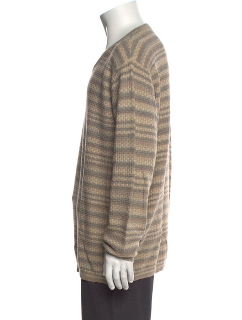 Ermenegildo Zegna Striped V-Neck Pullover