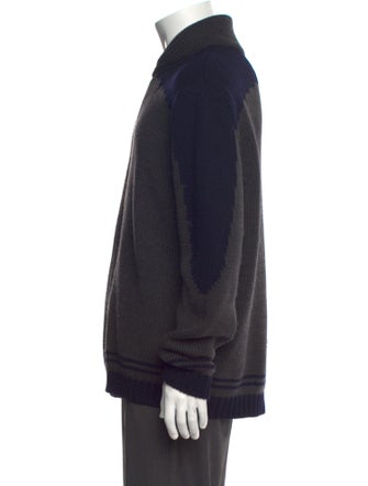 Ermenegildo Zegna Wool Mock Neck Cardigan