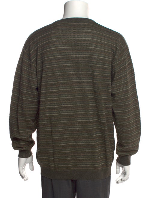 Ermenegildo Zegna Striped V-Neck Pullover