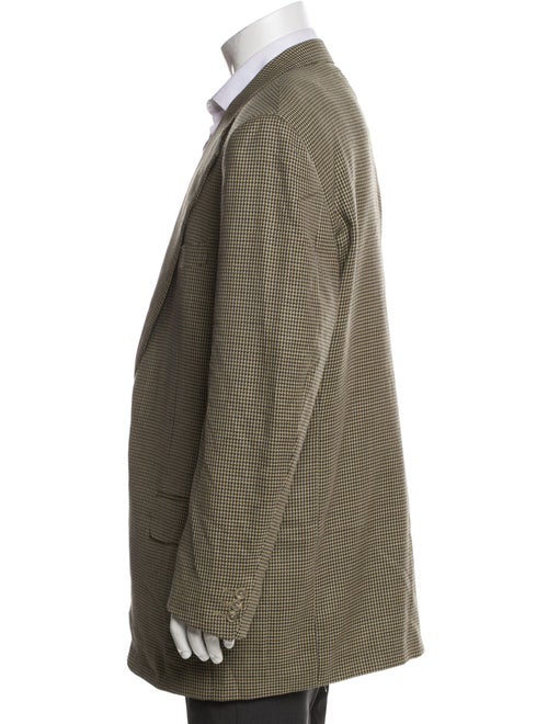 Ermenegildo Zegna Wool Houndstooth Print Blazer