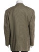 Ermenegildo Zegna Wool Houndstooth Print Blazer