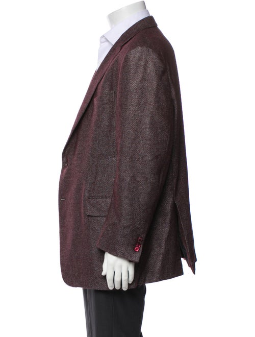 Ermenegildo Zegna Silk Tweed Pattern Blazer