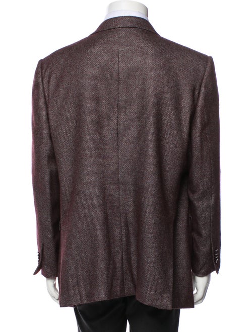 Ermenegildo Zegna Silk Tweed Pattern Blazer