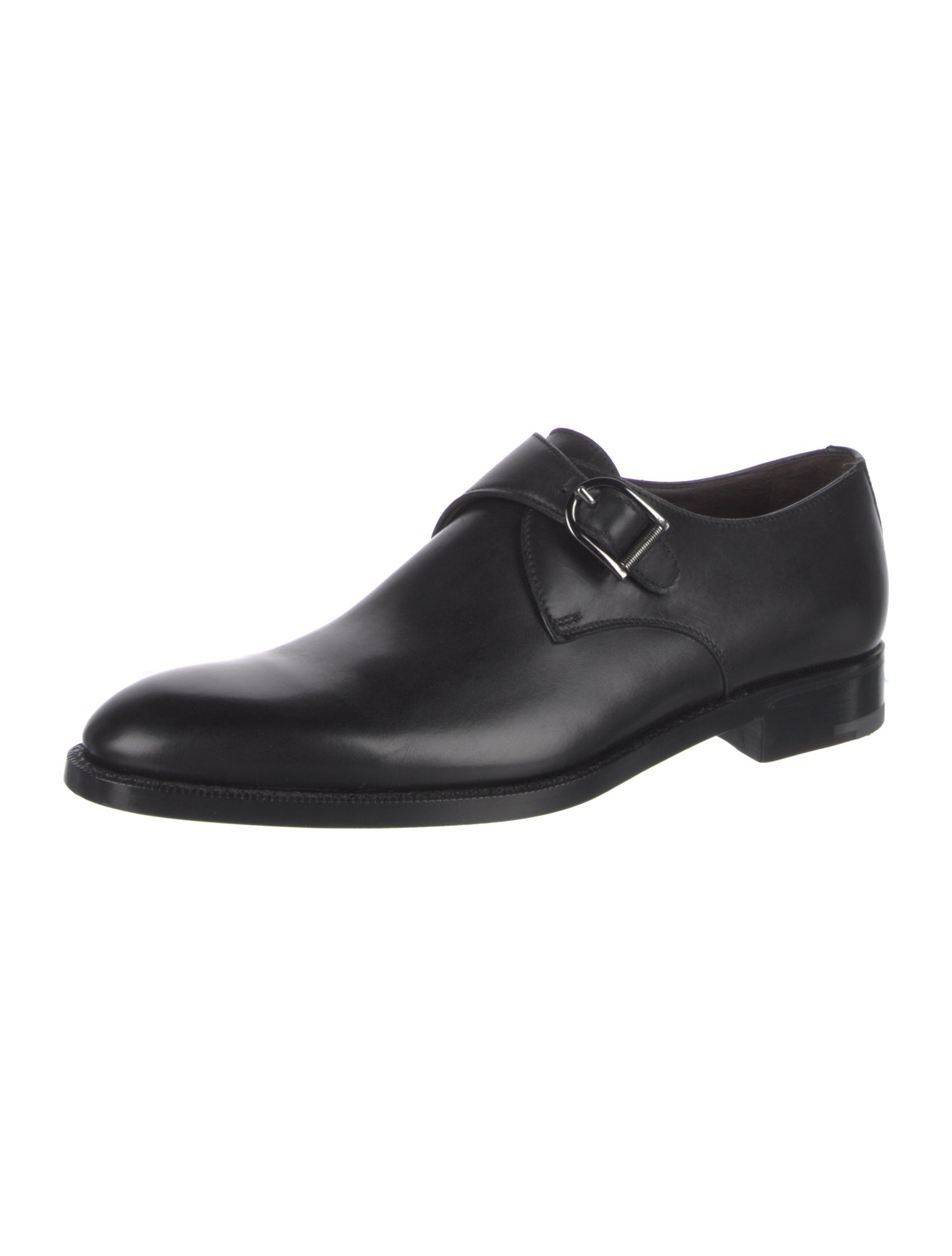 Ermenegildo Zegna Leather Monk Straps
