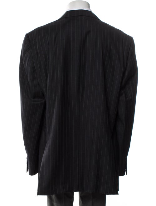 Ermenegildo Zegna Wool Striped Overcoat