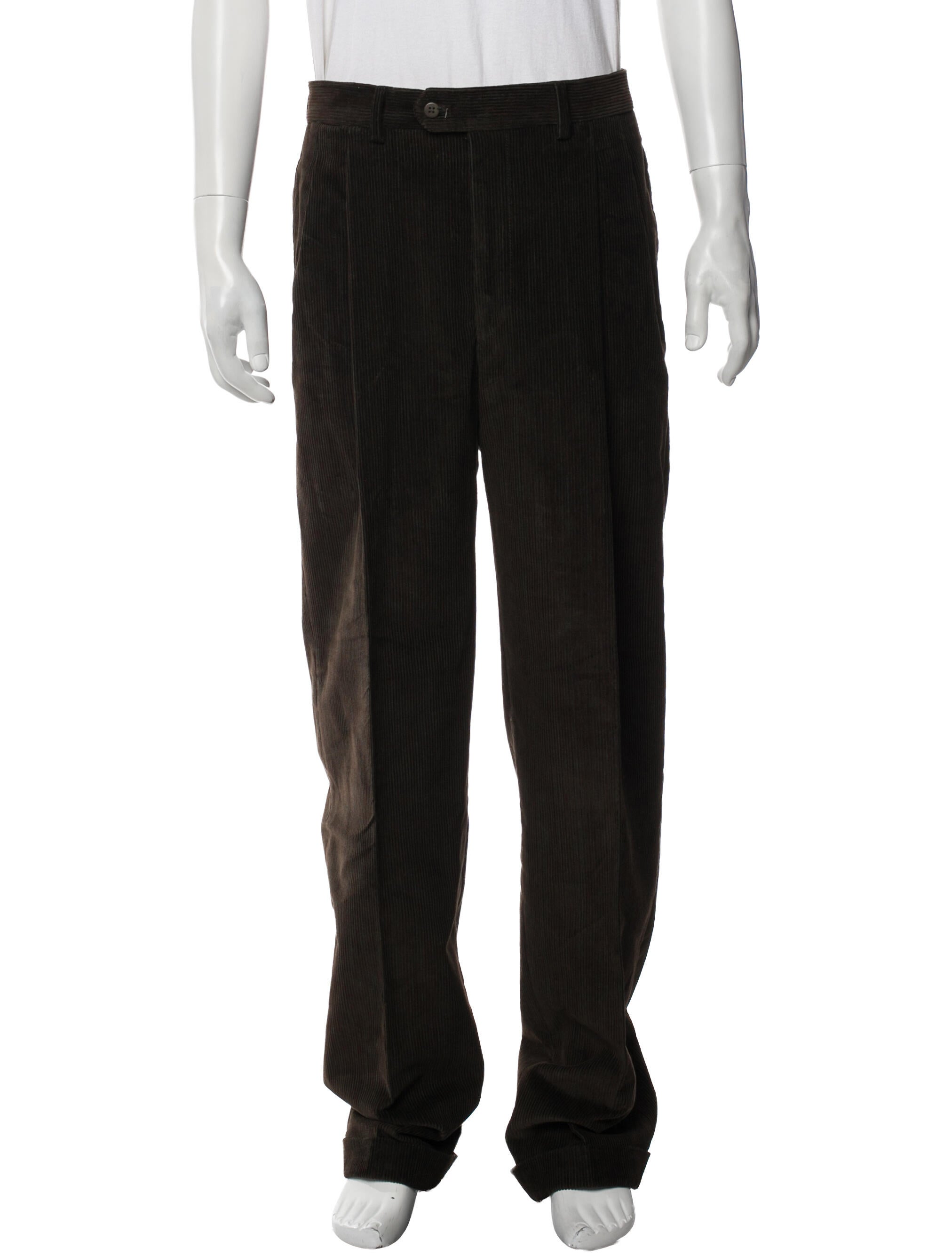 Ermenegildo Zegna Striped Corduroy Pants