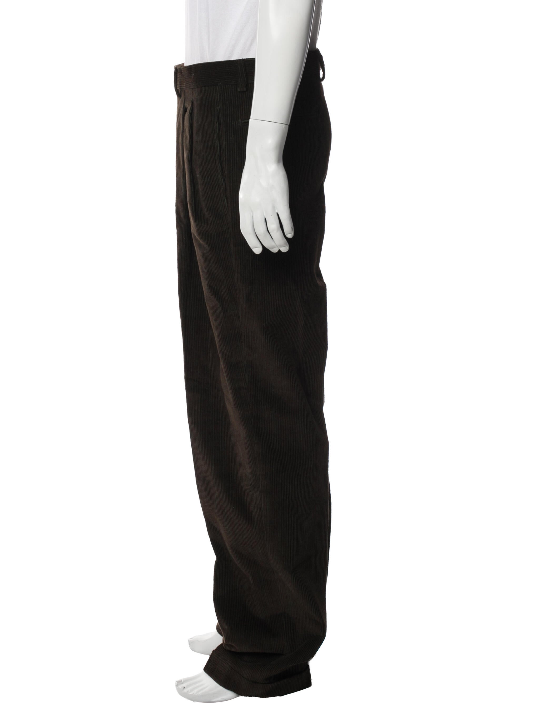 Ermenegildo Zegna Striped Corduroy Pants