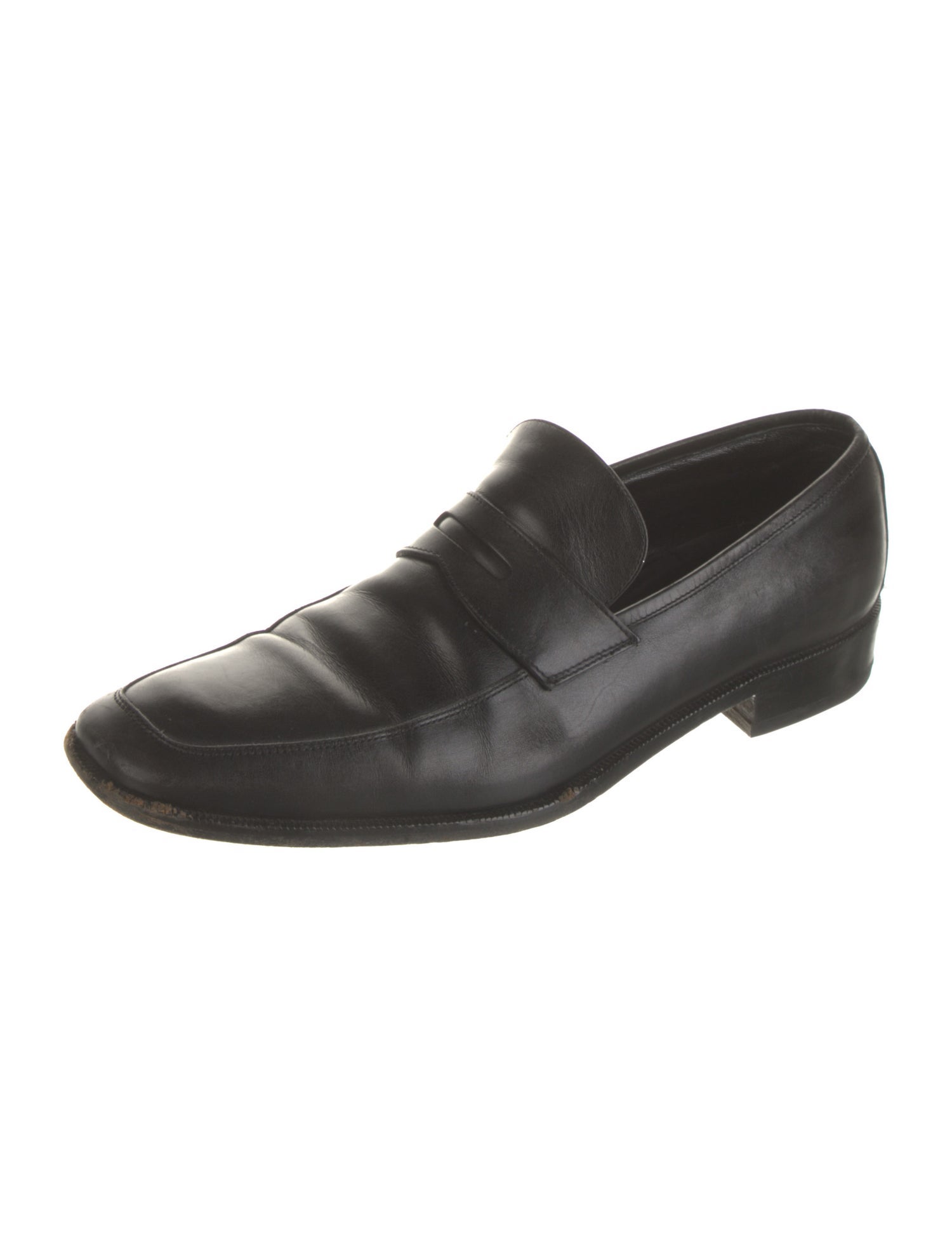 Ermenegildo Zegna Leather Dress Loafers