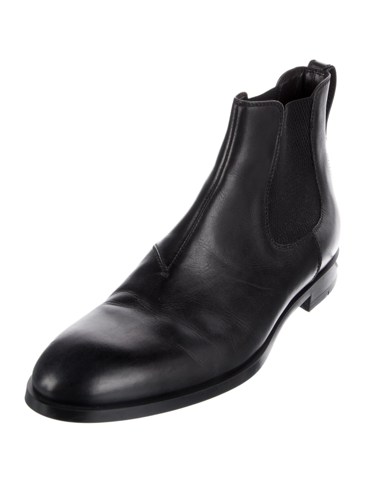 Ermenegildo Zegna Leather Chelsea Boots