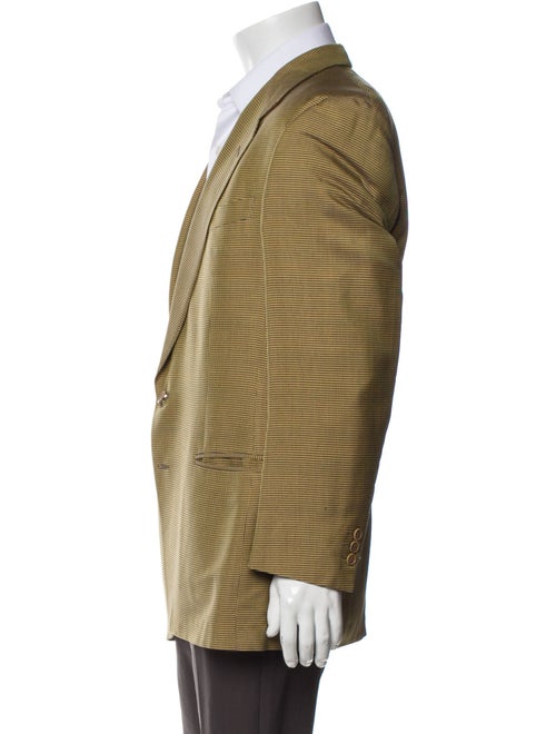 Ermenegildo Zegna Silk Plaid Print Puffer Coat