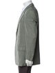Ermenegildo Zegna Wool Plaid Print Blazer