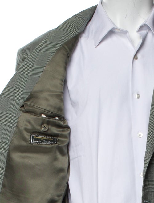 Ermenegildo Zegna Wool Plaid Print Blazer