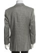 Ermenegildo Zegna Silk Plaid Print Blazer