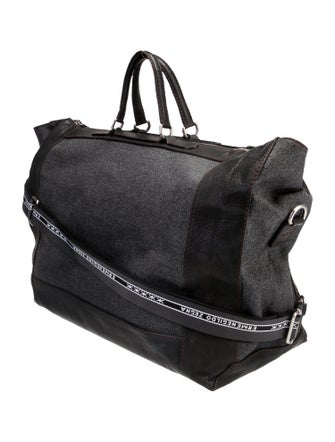 Ermenegildo Zegna Denim Weekender Bag
