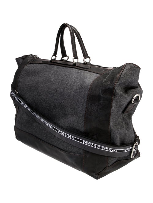 Ermenegildo Zegna Denim Weekender Bag