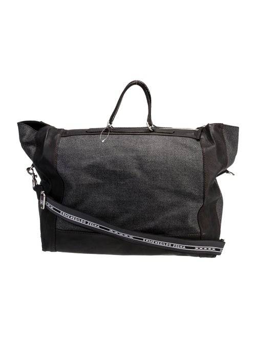Ermenegildo Zegna Denim Weekender Bag
