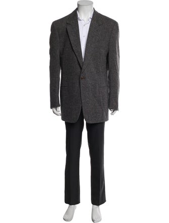 Ermenegildo Zegna Tweed Pattern Overcoat