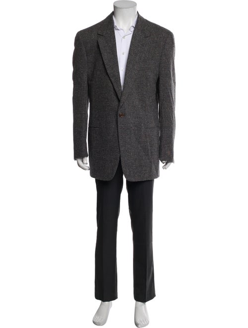 Ermenegildo Zegna Tweed Pattern Overcoat