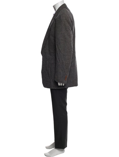 Ermenegildo Zegna Tweed Pattern Overcoat