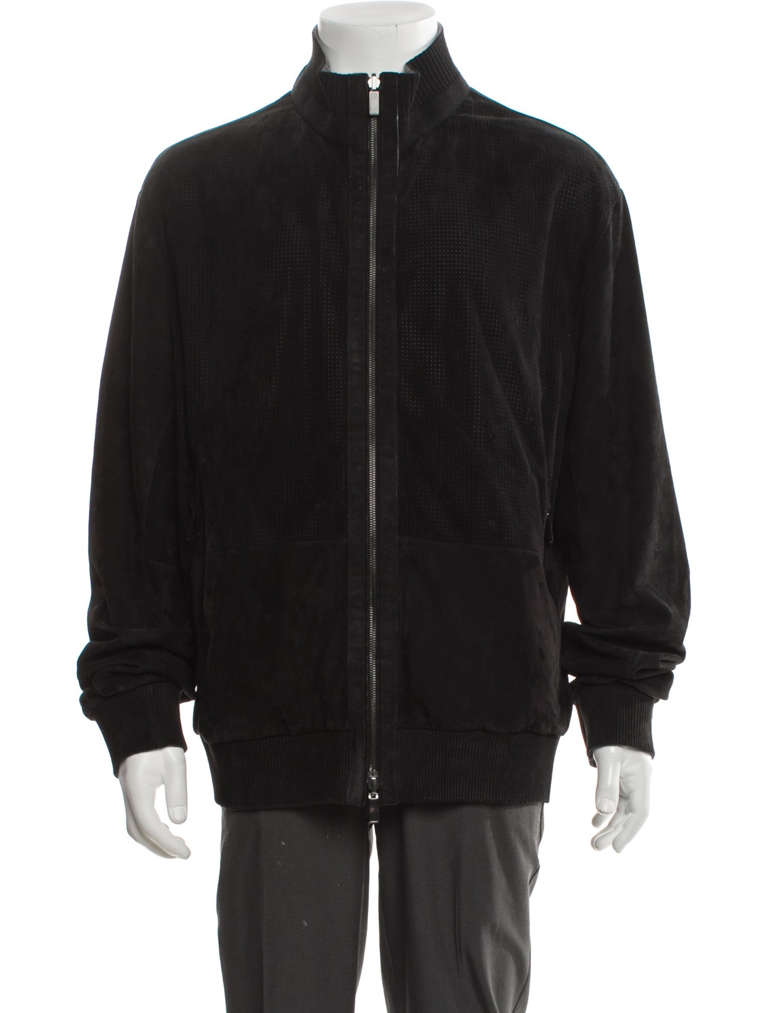 Ermenegildo Zegna Lambskin Bomber Jacket