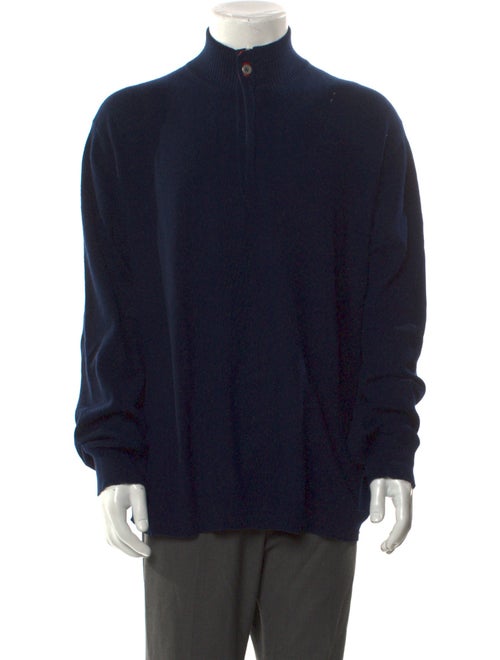 Ermenegildo Zegna Cashmere Turtleneck Polo Sweater