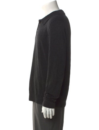 Ermenegildo Zegna Wool Crew Neck Polo Sweater