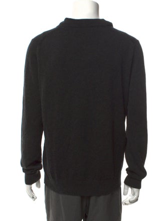 Ermenegildo Zegna Wool Crew Neck Polo Sweater