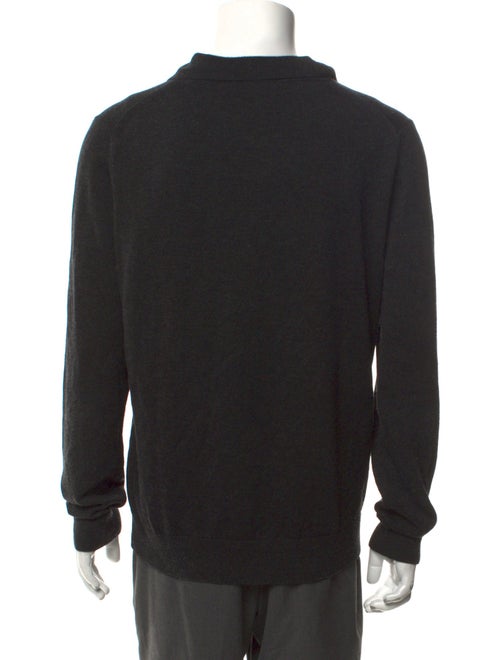 Ermenegildo Zegna Wool Crew Neck Polo Sweater