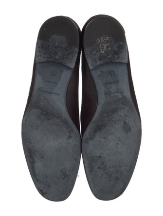 Ermenegildo Zegna Leather Leather Trim Embellishment Loafers