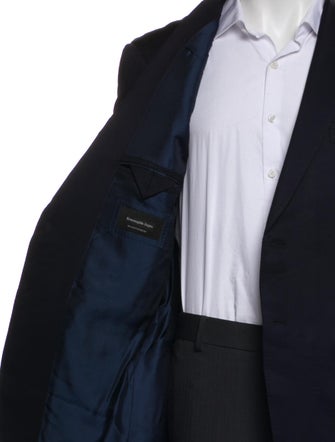 Ermenegildo Zegna Navy Blue Blazer