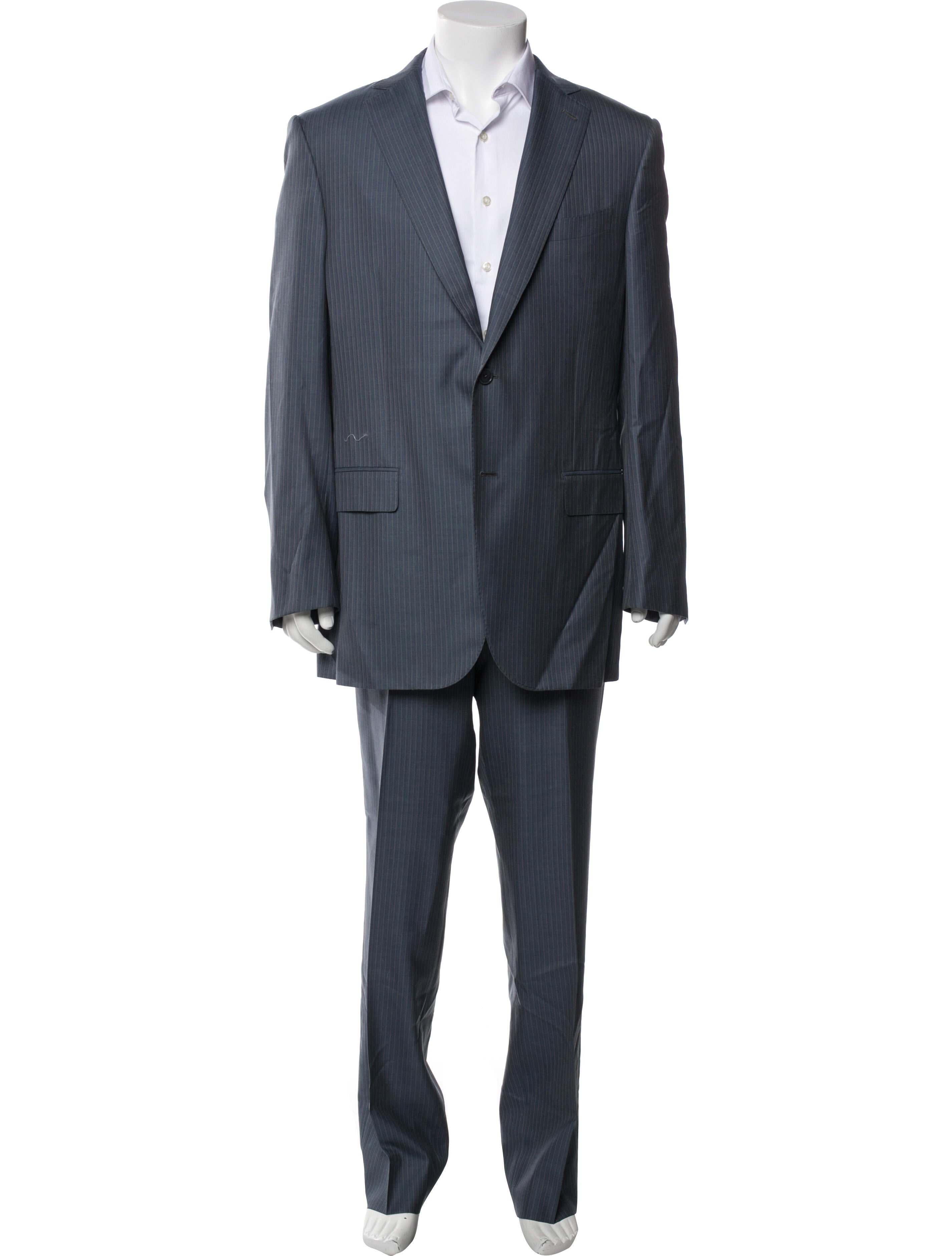 Ermenegildo Zegna Wool Striped Two-Piece Suit