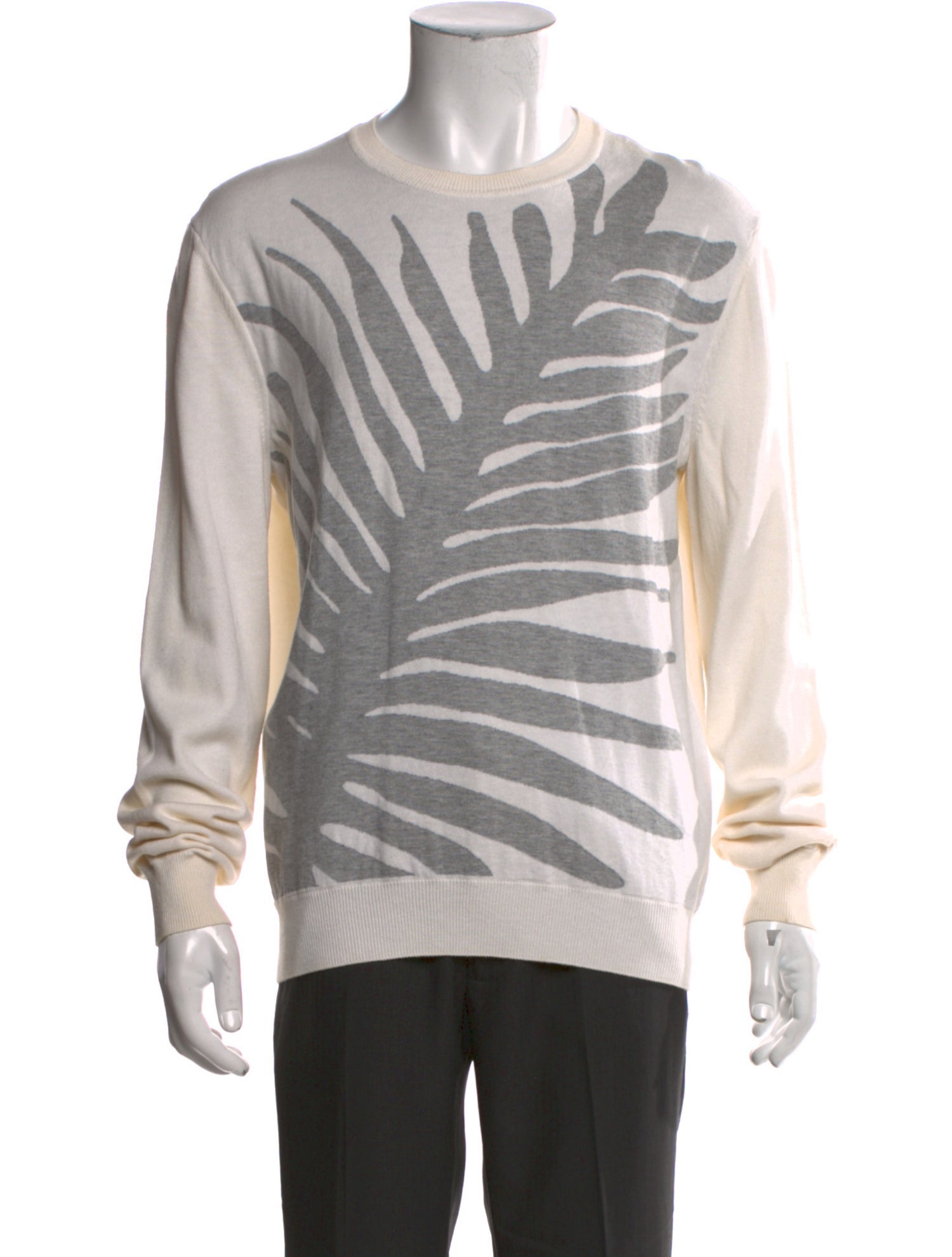 Ermenegildo Zegna Graphic Print Crew Neck Pullover
