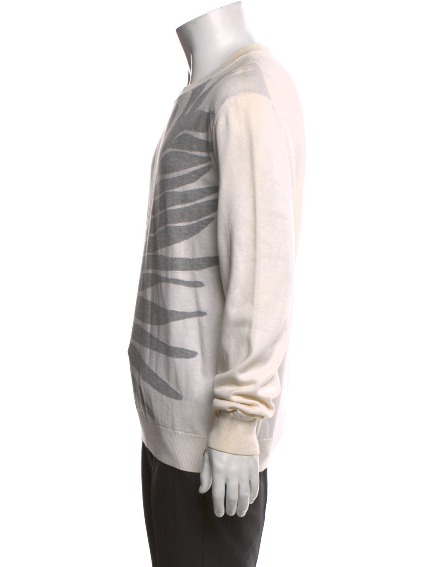 Ermenegildo Zegna Graphic Print Crew Neck Pullover