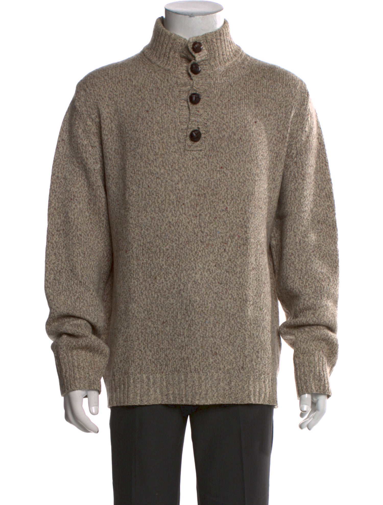 Ermenegildo Zegna Cashmere Mock Neck Pullover