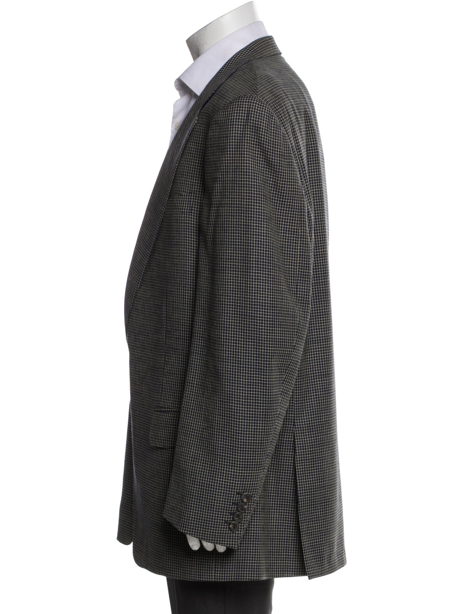 Ermenegildo Zegna Plaid Print Blazer