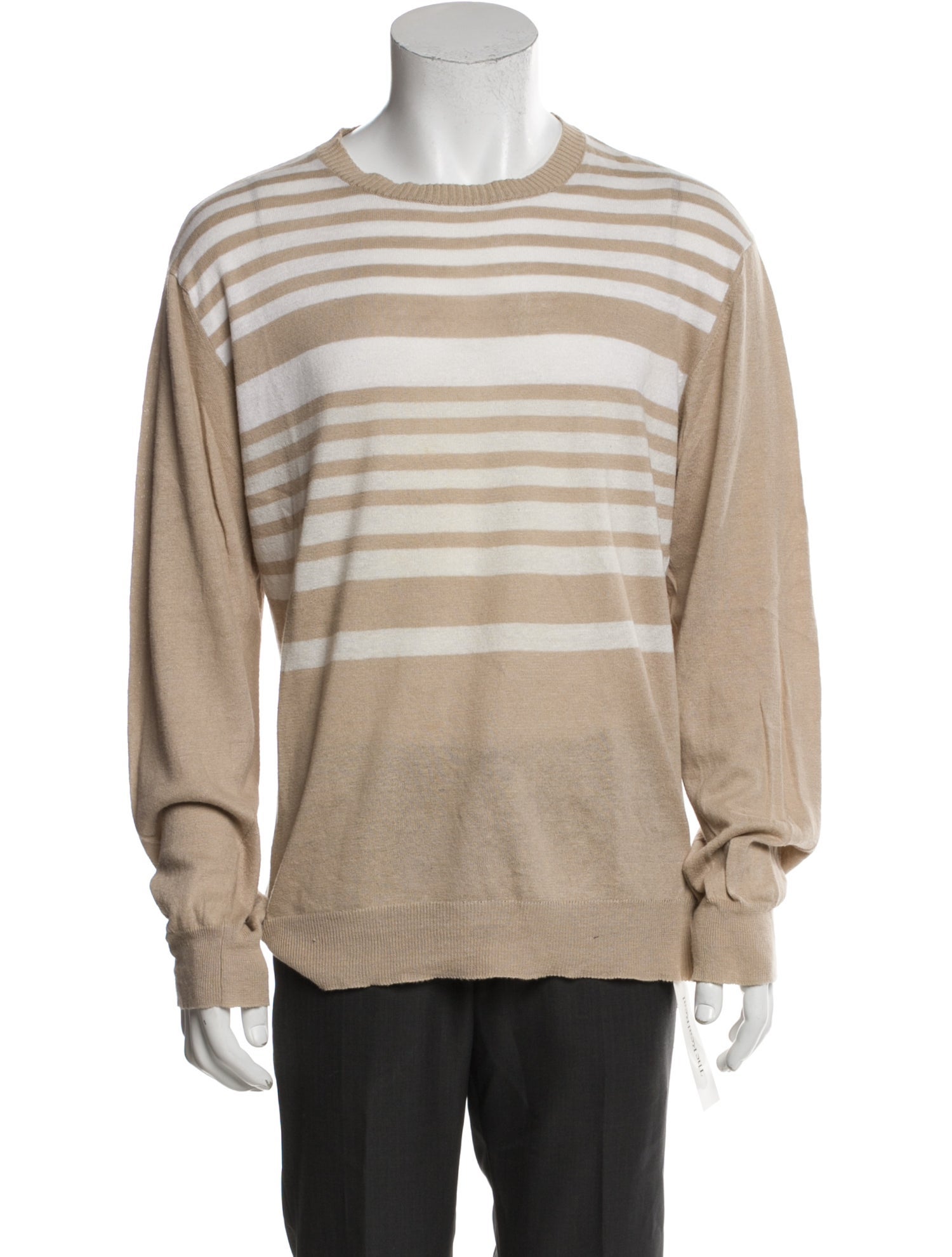 Ermenegildo Zegna Striped Crew Neck Pullover