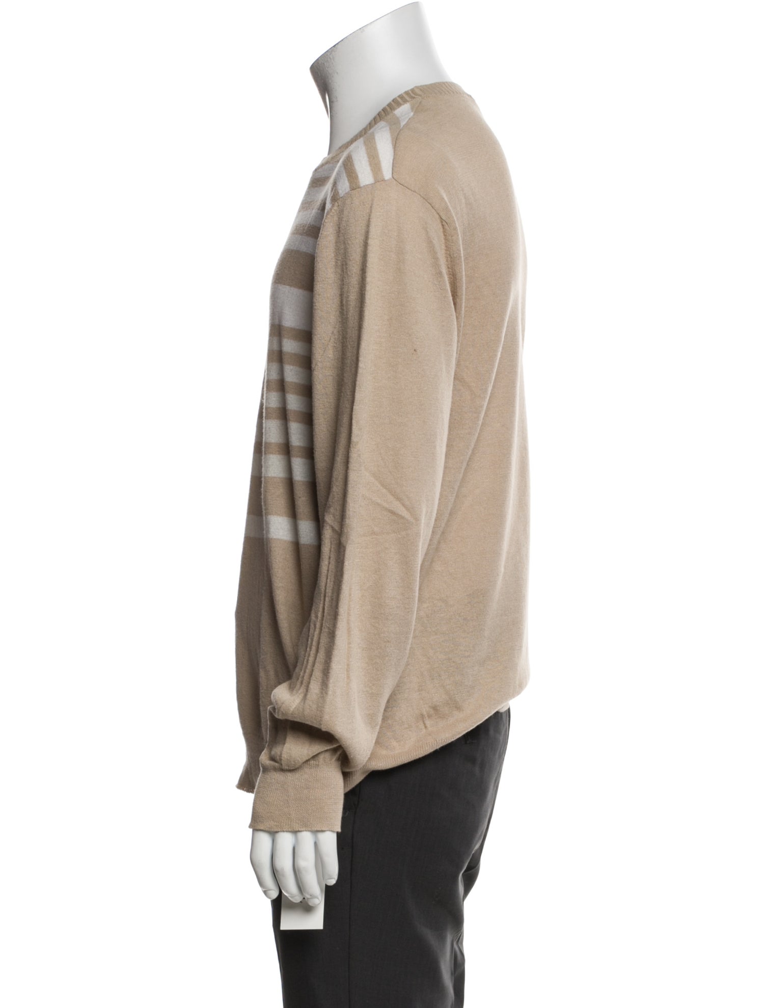 Ermenegildo Zegna Striped Crew Neck Pullover