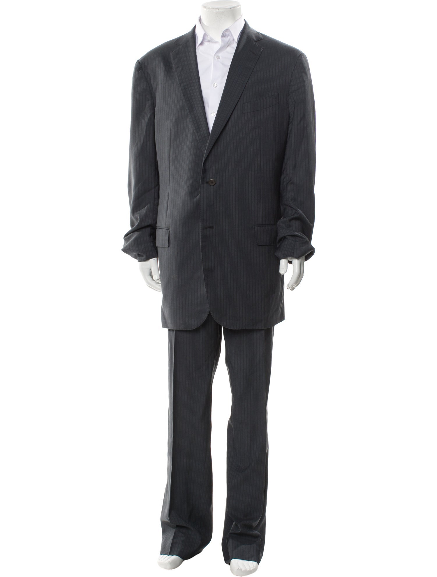 Ermenegildo Zegna Wool Striped Two-Piece Suit